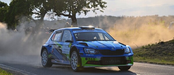 Rally, MČR, Michal Horák a Ivan Horák ve Škoda Fabii R5 při Rally Hustopeče