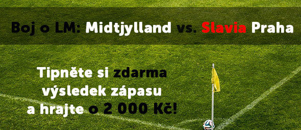Tipovačka k duelu Midtjylland - Slavia o 2000 Kč