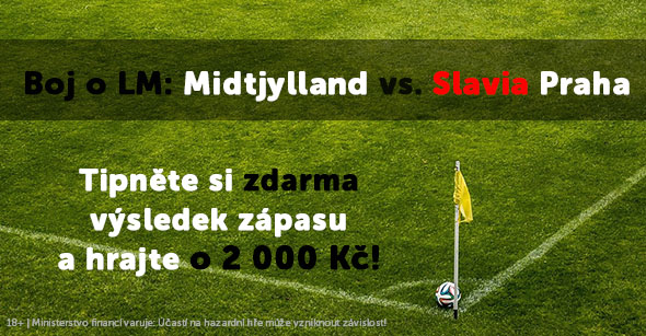 Tipovačka k duelu Midtjylland - Slavia o 2000 Kč