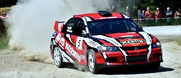 Motorsport, Českomoravský pohár v rallye - ČMPR, Martin Šikl s Mitsubishi při Radouňské rally