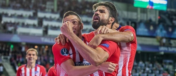 La Liga, Atlético Madrid, Diego Costa slaví gól - Zdroj  Mikolaj Barbanell, Shutterstock.com