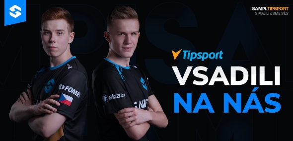 Tipsport je novým generálním partnerem esport organizace Sampi