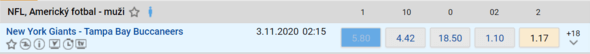 Tampa Bay je v tomto utkání velkým favoritem