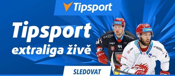 Sledujte Tipsport extraligu ledního hokeje 2023-2024 živě na TV Tipsport - online live stream TELH zdarma