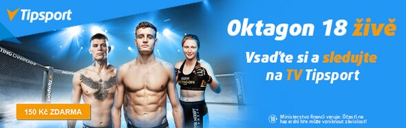 Oktagon 18 živě - sledujte live stream na TV Tipsport