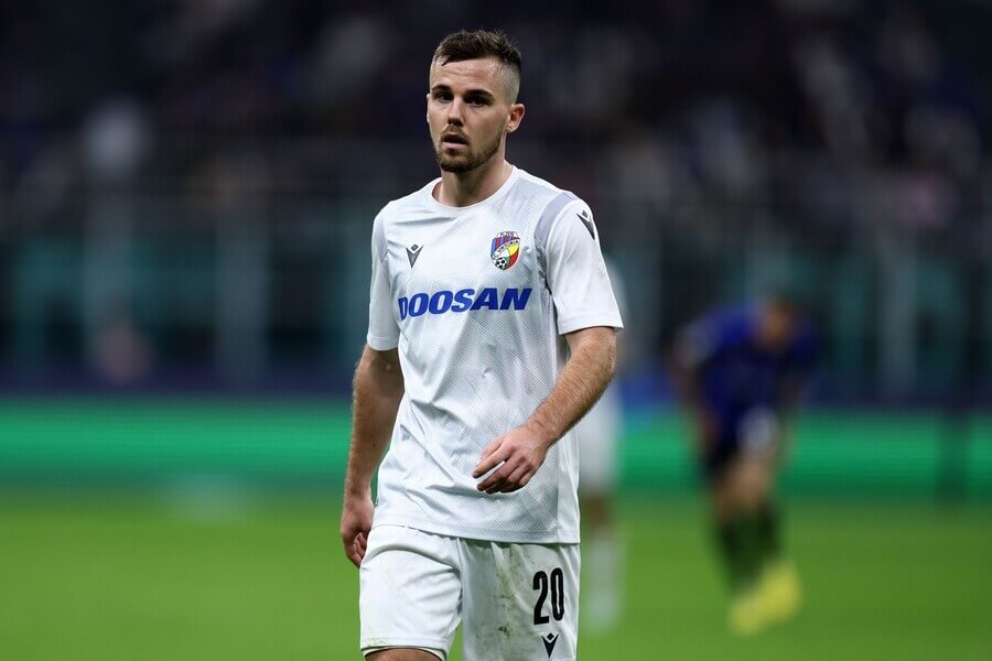Viktoria Plzeň, Pavel Bucha v zápase s Interem Milán v Lize mistrů - Profimedia