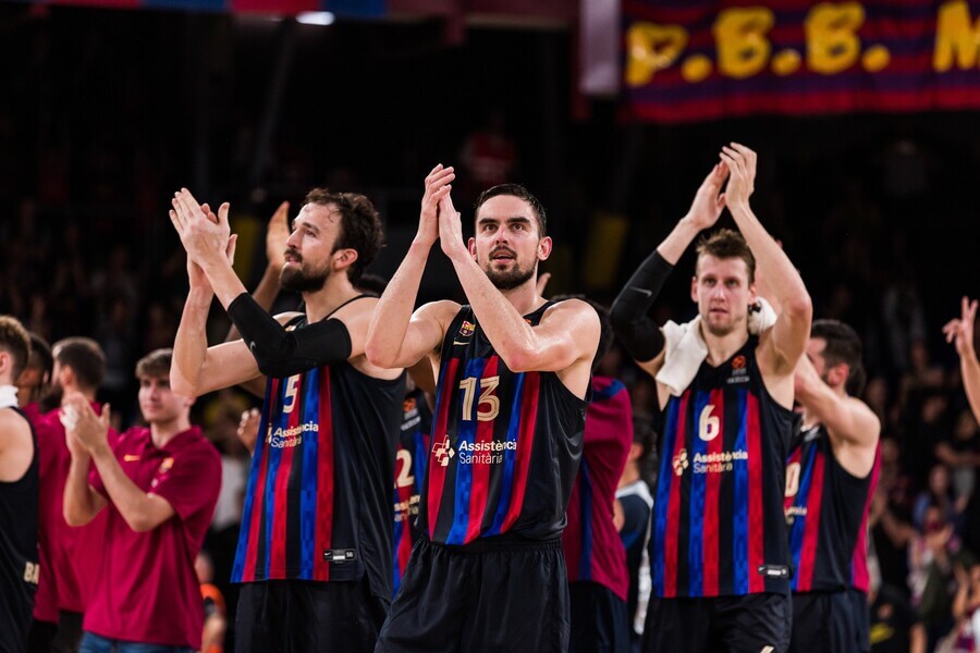 Basketbal, Barcelona, Tomáš Satoranský a Jiří Veselý - Profimedia