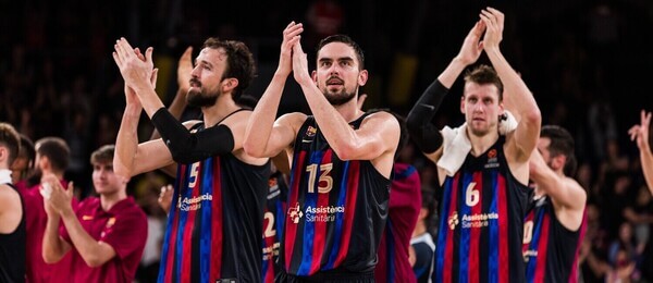 Basketbal, Barcelona, Tomáš Satoranský a Jiří Veselý - Profimedia