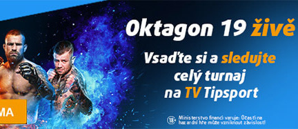 Oktagon 19 živě - sledujte live stream na TV Tipsport