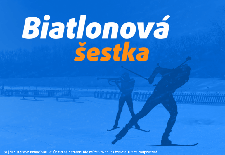 Tipsport soutěž zdarma: Biatlonová šestka o 2,5 milionu Netů