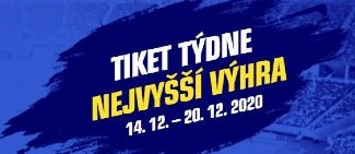 Sazkabet - tiket týdne 14. - 20. prosince 2020