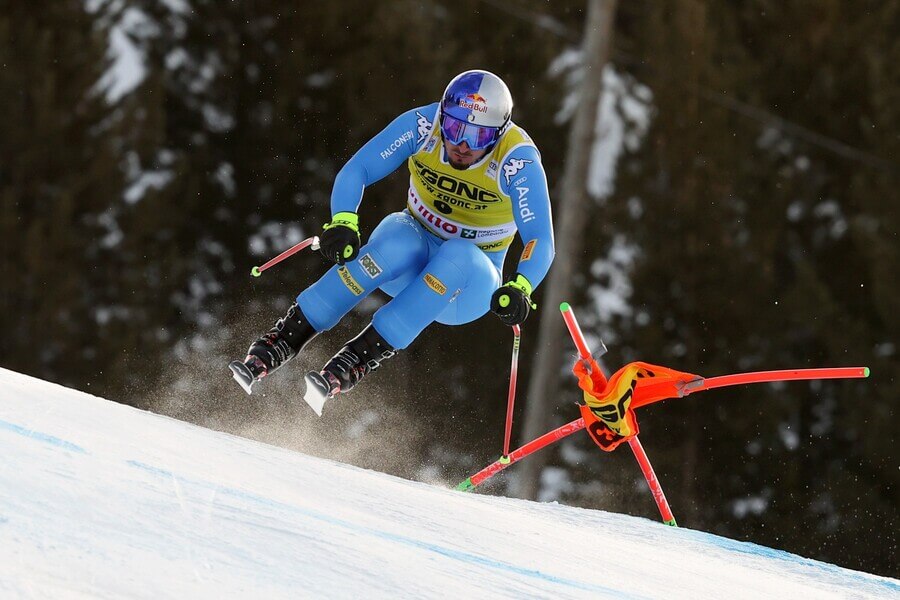 Alpské lyžování, FIS Světový pohár Bormio, sjezd, Dominik Paris z Itálie