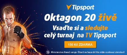 Oktagon 20 živě - sledujte live stream na TV Tipsport