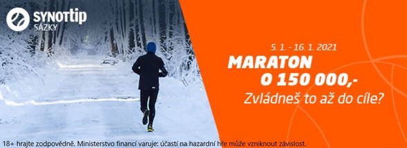 Lednový maraton u SYNOT TIPu