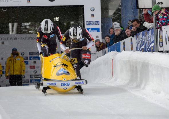 Německý ženský dvojbob, IBSF Bobsleigh World Cup - Zdroj action sports, Shutterstock.com