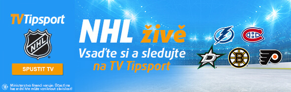 Sledujte zápasy NHL na Tipsport TV online