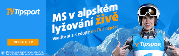Sledujte MS v alpském lyžování 2021 živě na TV Tipsport
