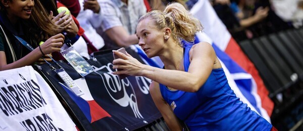 Česká tenistka Kateřina Siniaková - program turnajů na dnes a live stream online - foto Profimedia