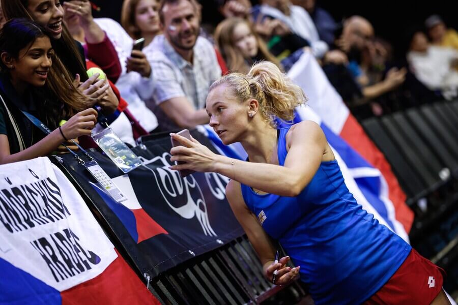 Česká tenistka Kateřina Siniaková - program turnajů na dnes a live stream online - foto Profimedia