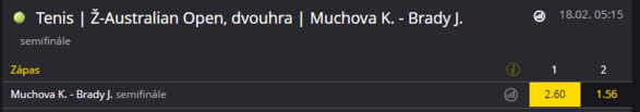 Muchová vs. Brady