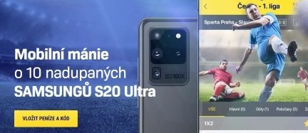 Sazkabet: mobilní mánie o Samsungy S20 Ultra!