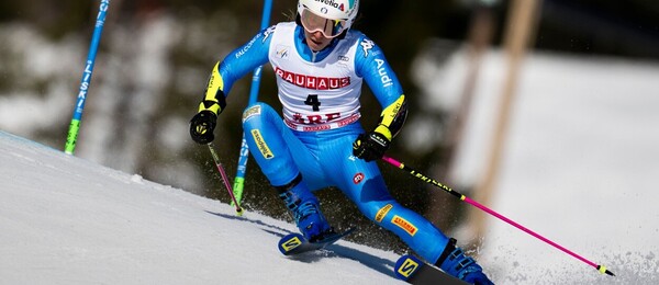 Alpské lyžování, FIS Světový pohár Are, Marta Bassino z Itálie při obřím slalomu