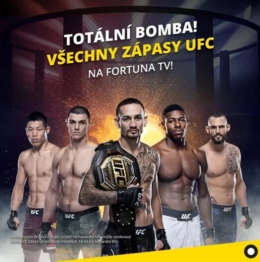 UFC živě na Fortuna TV