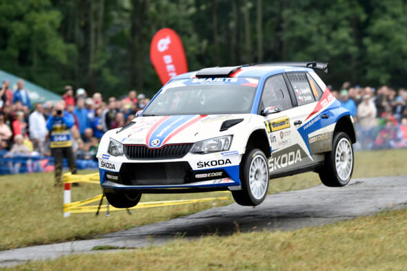 Motoristika, MČR v rallye, Kopecký - Zdroj ČTK, Glück Dalibor