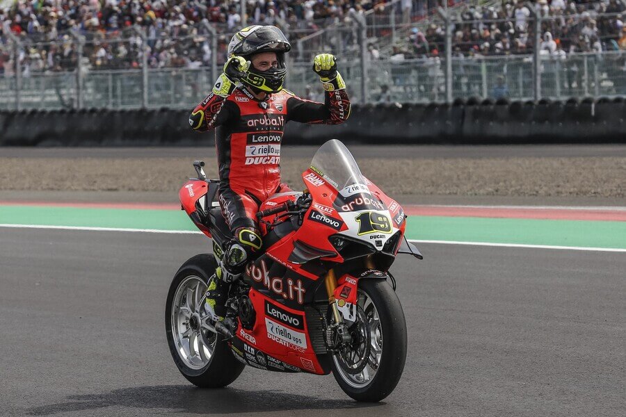 MS superbiků, WorldSBK, WSBK, španělský jezdec Alvaro Bautista s motorkou Ducati