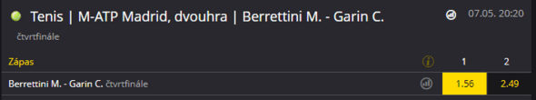 Berrettini vs. Garin