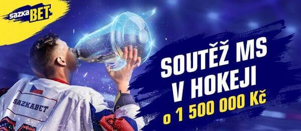 Sazkabet a MS v hokeji: soutěž o 1 500 000 Kč!