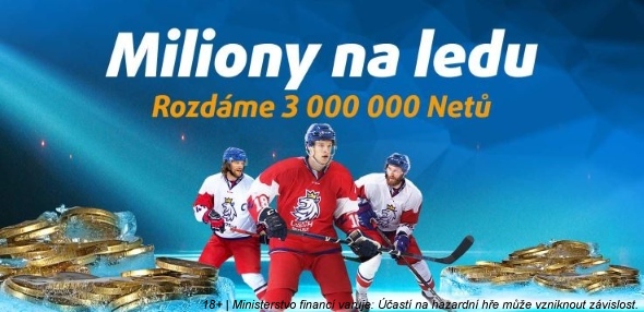 Tipsport: soutěž Miliony na ledu o 3.000.000 Netů!