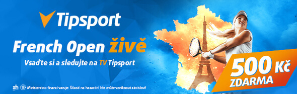 French Open 2022 živě na TV Tipsport