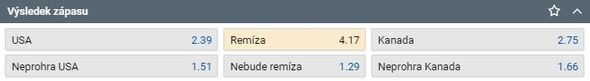 Tip na semifinále MS v hokeji - USA versus Kanada