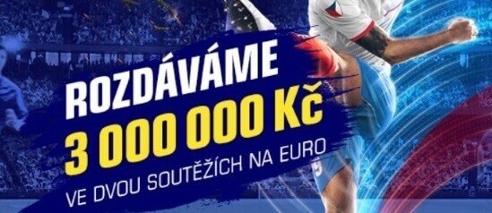 Sazkabet a fotbalové EURO: soutěž o 3 000 000 Kč!