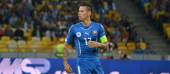 Marek Hamšík v dresu slovenské reprezentace - Zdroj Vlad1988, Shutterstock.com