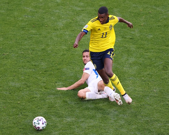 Fotbal, Švédsko, Alexander Isak - Zdroj Maksim Konstantinov, Shutterstock.com