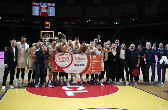 Basketbal, český tým v olympijské kvalifikaci do Tokia - ČTK, AP, Chad Hipolito