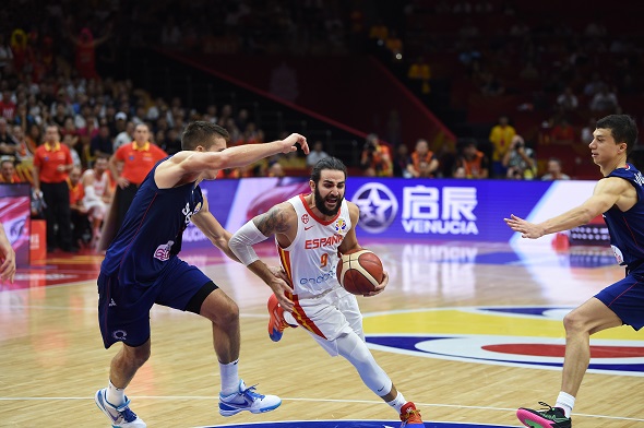 Basketbal, Španělsko, Ricky Rubio - Zdroj LiveMedia, Shutterstock.com