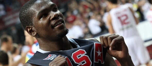 Basketbal, USA, Kevin Durant - Zdroj Oleksiy Naumov, Shutterstock.com