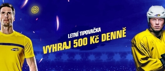 Sazkabet a letní tipovačka: výhra až 500 Kč každý den!