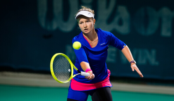 Tenis, Barbora Krejčíková na turnaji WTA 500 Abu Dhabi - Zdroj ČTK, ZUMA, Rob Prange