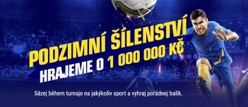 Sazkabet: podzimní šílenství o 1 000 000 Kč