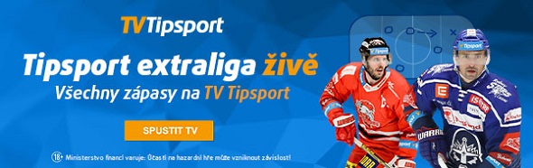 Sledujte zápasy extraligy na TV Tipsport zdarma online