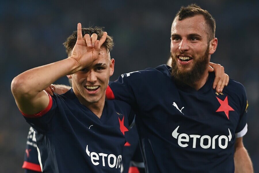 Slavia Praha vyhrála v Ostravě a udržela první místo ve Fortuna lize
