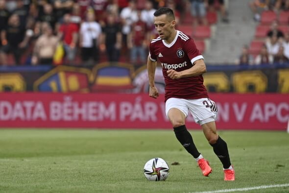 Fotbal, Fortuna liga, Sparta Praha, Jakub Pešek - Zdroj ČTK, Kamaryt Michal