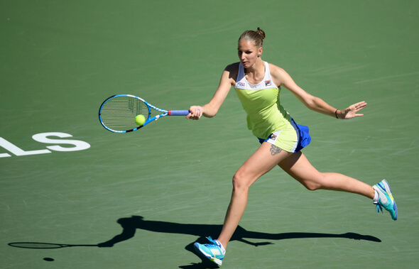 Karolína Plíšková na Indian Wells - Zdroj ČTK, AP, Mark J. Terrill