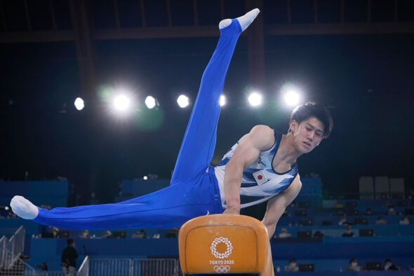 Sportovní gymnastika, Daiki Hashimoto - Zdroj ČTK, AP, Natacha Pisarenko
