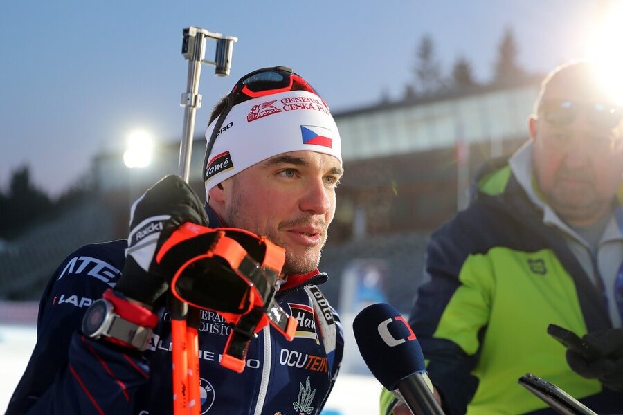 Biatlon, Michal Krčmář při rozhovoru pro Českou televizi, Světový pohár