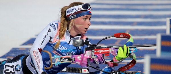 Biatlon, Markéta Davidová, světový pohár v biatlonu - Zdroj ČTK, Plíhal Libor